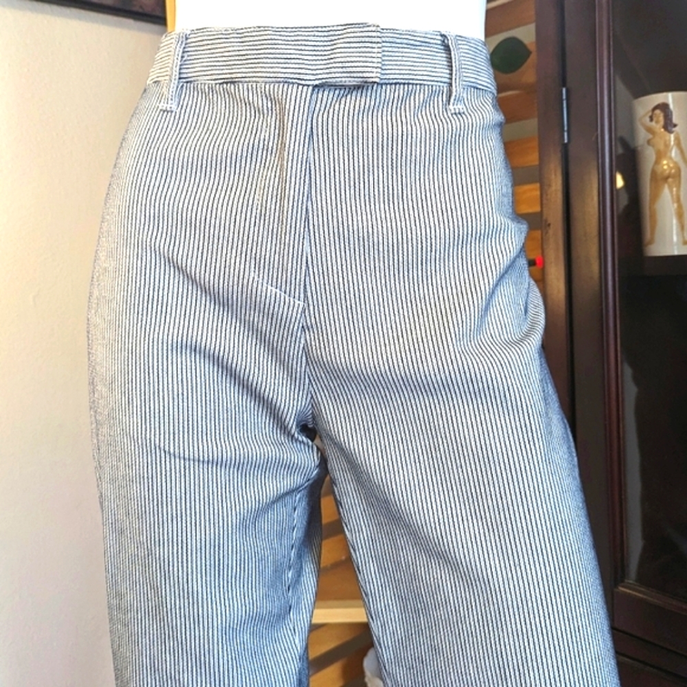90s Y2K Kathy Ireland Pinstripe Crop Pants